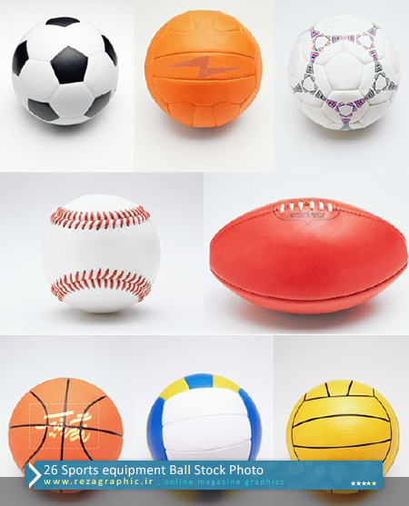  26 تصاویر استوک توپ های ورزشی | رضاگرافیک